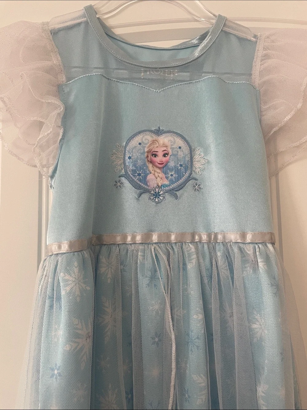 Disney Frozen Light Blue Elsa Snowflake Nightgown - Picture 2 of 4